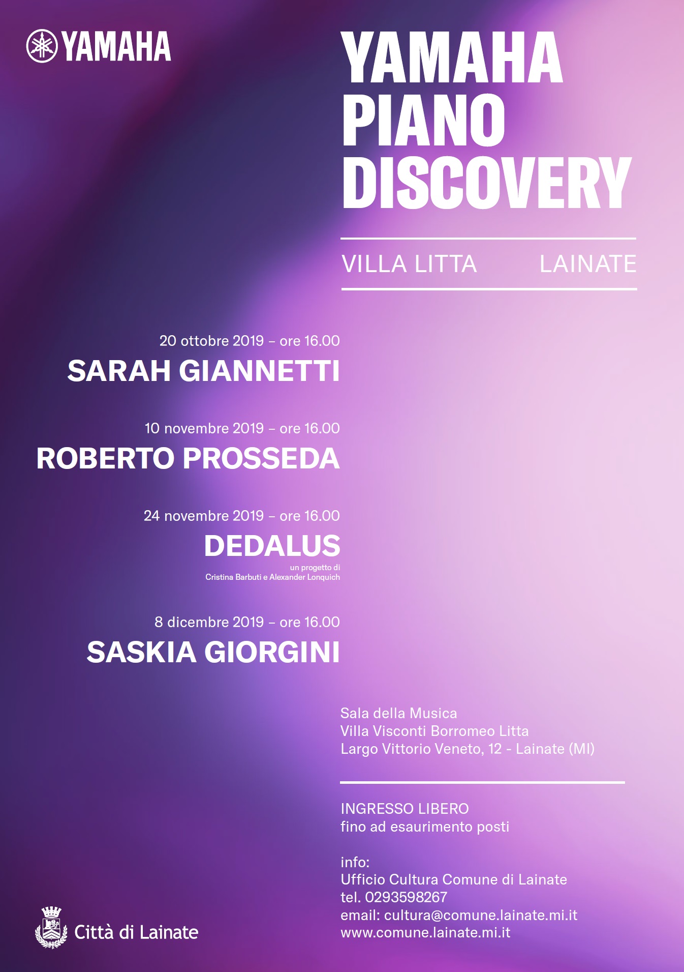 Yamaha Piano Discovery - Sarah Giannetti